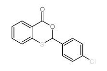 4H-3,1-Benzoxathiin-4-one,2-(4-chlorophenyl)-结构式