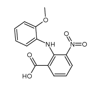 N-(2-methoxyphenyl)-3-nitroanthranilic acid Structure