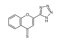 2-(1H-tetrazol-5-yl)-chromene-4-thione Structure