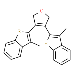 3,4-BIS-(3-METHYL-BENZO[B]THIOPHEN-2-YL)-2,5-DIHYDRO-FURAN Structure