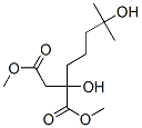 2-Hydroxy-2-(4-hydroxy-4-methylpentyl)succinic acid dimethyl ester结构式