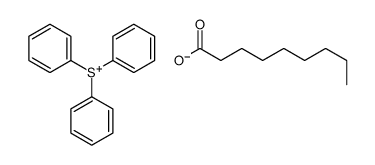 nonanoate,triphenylsulfanium Structure