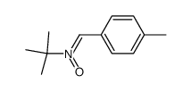 N-((4-Methylphenyl)methylene)-2-methyl-2-propanamine N-oxide Structure