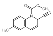 methyl 2-cyano-6-methyl-2H-quinoline-1-carboxylate structure