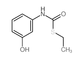 Carbamothioic acid,(3-hydroxyphenyl)-, S-ethyl ester (9CI)结构式