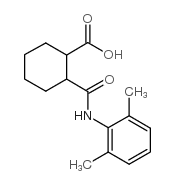 2-[(2,6-dimethylphenyl)carbamoyl]cyclohexane-1-carboxylic acid结构式
