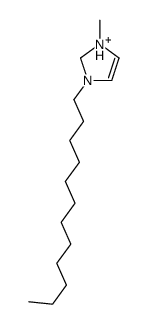 1-dodecyl-3-methyl-1,2-dihydroimidazol-1-ium结构式