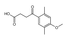 4-(4-methoxy-2,5-dimethyl-phenyl)-4-oxo-butyric acid Structure