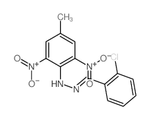 Benzaldehyde,2-chloro-, 2-(4-methyl-2,6-dinitrophenyl)hydrazone结构式