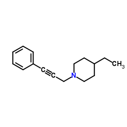 Piperidine, 4-ethyl-1-(3-phenyl-2-propynyl)- (9CI) structure