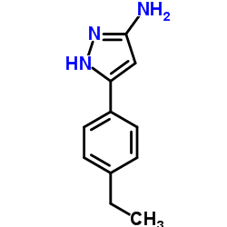 3-(4-ETHYLPHENYL)-1H-PYRAZOL-5-AMINE Structure