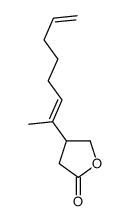 4-octa-2,7-dien-2-yloxolan-2-one结构式