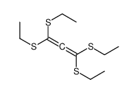 1,1,3,3-tetrakis(ethylsulfanyl)propa-1,2-diene Structure