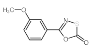 1,3,4-Oxathiazol-2-one,(3-methoxyphenyl)-结构式