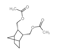 [(2S,3R)-3-(acetyloxymethyl)norbornan-2-yl]methyl acetate结构式