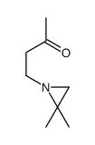 4-(2,2-dimethylaziridin-1-yl)butan-2-one结构式