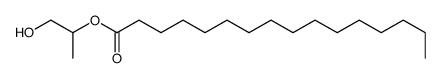 1-hydroxypropan-2-yl hexadecanoate结构式