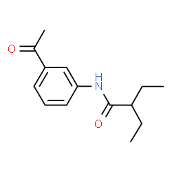 N-(3-Acetylphenyl)-2-ethylbutanamide Structure