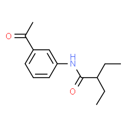 N-(3-Acetylphenyl)-2-ethylbutanamide structure