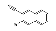 2-Bromo-3-cyanonaphthalene结构式