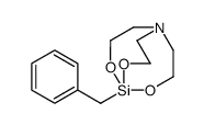 5-benzyl-4,6,11-trioxa-1-aza-5-silabicyclo[3.3.3]undecane Structure