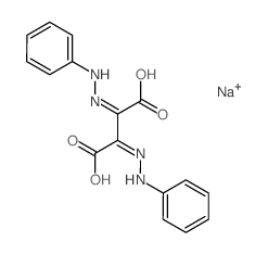 (2E,3E)-2,3-bis(phenylhydrazinylidene)butanedioic acid结构式