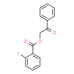 2-Iodobenzoic acid phenacyl ester Structure