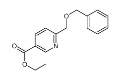 ethyl 6-(phenylmethoxymethyl)pyridine-3-carboxylate Structure