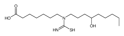 7-[carbamothioyl(4-hydroxynonyl)amino]heptanoic acid结构式