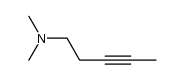 dimethyl-pent-3-ynyl-amine结构式