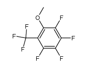 2-Methoxy-heptafluortoluol Structure