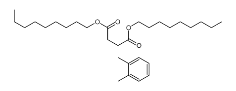 dinonyl 2-[(2-methylphenyl)methyl]butanedioate结构式
