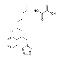 1-[2-(2-chlorophenyl)nonyl]imidazole,oxalic acid Structure