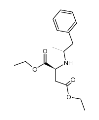 (2S)-diethyl 2-((1-phenylpropan-2-yl)amino)succinate Structure