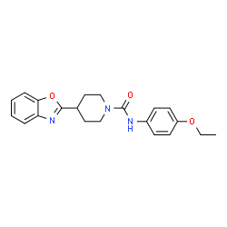 1-Piperidinecarboxamide,4-(2-benzoxazolyl)-N-(4-ethoxyphenyl)-(9CI)结构式