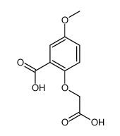 2-(carboxymethoxy)-5-methoxybenzoic acid结构式