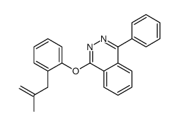 1-[2-(2-methylprop-2-enyl)phenoxy]-4-phenylphthalazine结构式