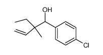 1-(4-Chloro-phenyl)-2-ethyl-2-methyl-but-3-en-1-ol Structure