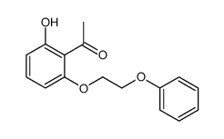1-[2-hydroxy-6-(2-phenoxyethoxy)phenyl]ethanone结构式