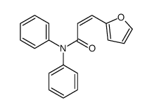 3-(furan-2-yl)-N,N-diphenylprop-2-enamide结构式