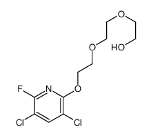 2-[2-[2-(3,5-dichloro-6-fluoropyridin-2-yl)oxyethoxy]ethoxy]ethanol Structure