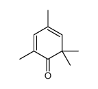 2,4,6,6-tetramethylcyclohexa-2,4-dien-1-one结构式