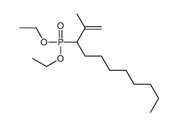 3-diethoxyphosphoryl-2-methylundec-1-ene结构式