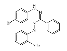 N-(2-aminophenyl)imino-N'-(4-bromoanilino)benzenecarboximidamide结构式