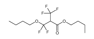 butyl 2-[butoxy(difluoro)methyl]-3,3,3-trifluoropropanoate Structure