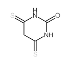 2(1H)-Pyrimidinone,tetrahydro-4,6-dithioxo- Structure