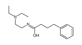 N-[2-(Diethylamino)ethyl]-4-phenylbutyramide结构式