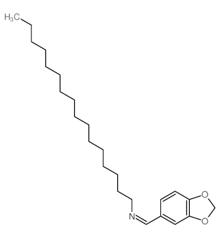 1-Hexadecanamine,N-(1,3-benzodioxol-5-ylmethylene)- picture