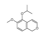 6-methoxy-5-propan-2-yloxy-1H-isochromene Structure