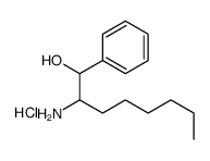 (1-hydroxy-1-phenyloctan-2-yl)azanium,chloride Structure